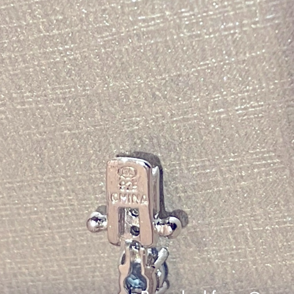 Zales topaz and white sapphire tennis Bracelet - Picture 5 of 6